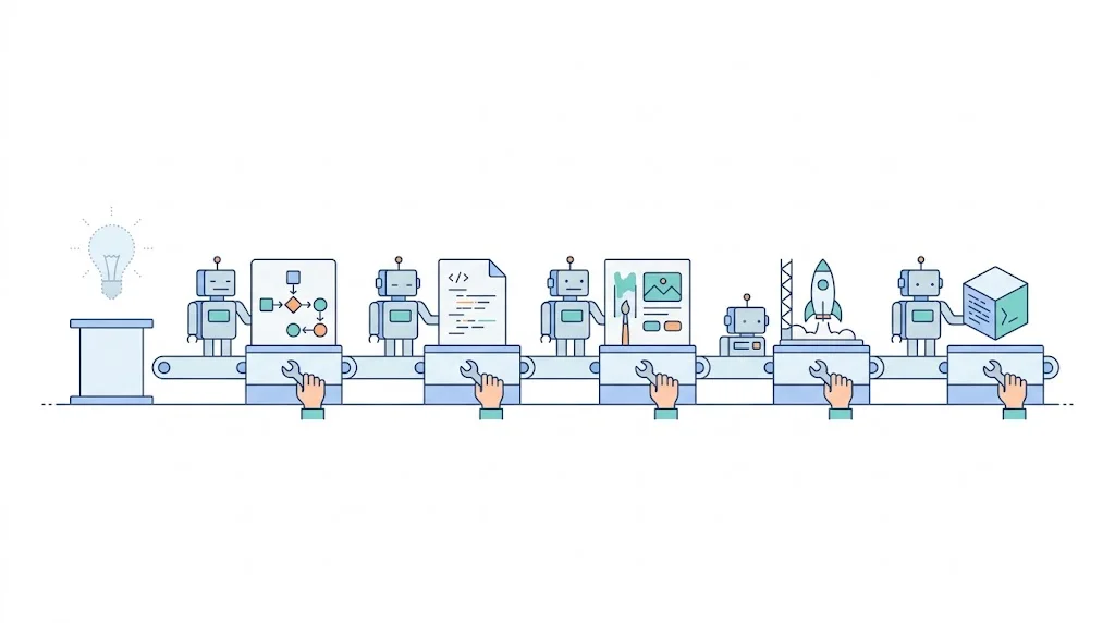 用 AI 做完整 feature：每個環節都在調，但 AI 不能憑空創造產品