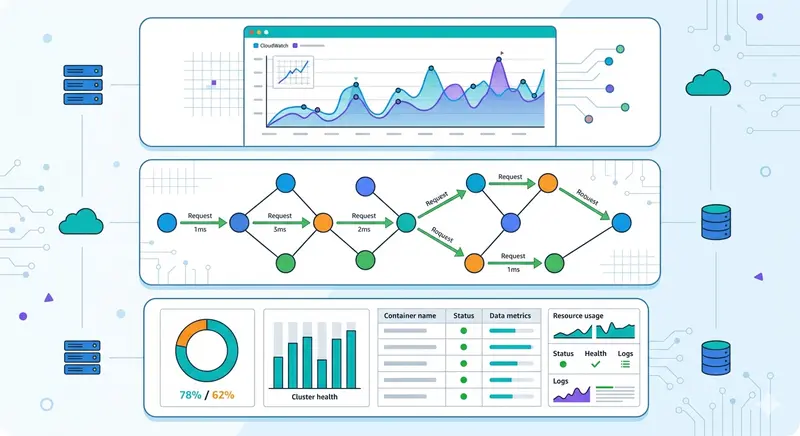 [aws] CloudWatch / X-Ray / Container Insights：AWS 可觀測三支柱