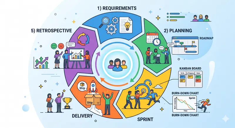 專案管理實戰：從需求到回顧