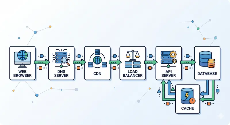 Request 的一生：從瀏覽器到資料庫