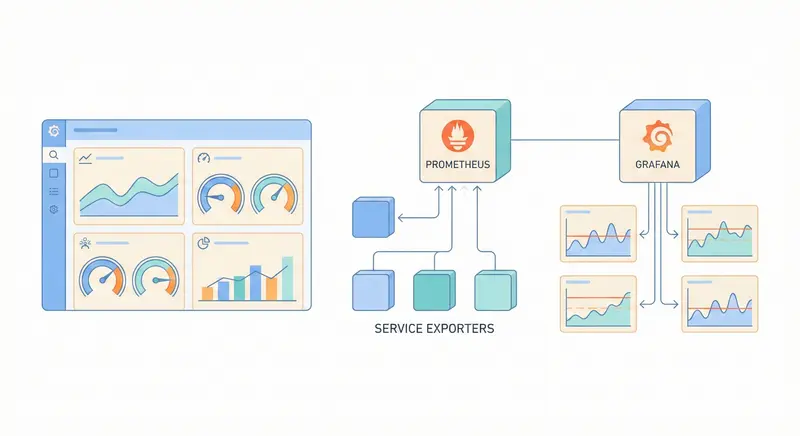 [infra] Metrics & Monitoring：Prometheus + Grafana 可觀測性基座