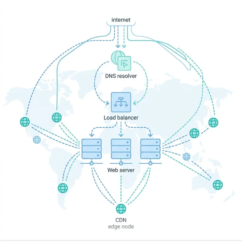 [infra] DNS、負載均衡與 CDN：網路層的韌性設計