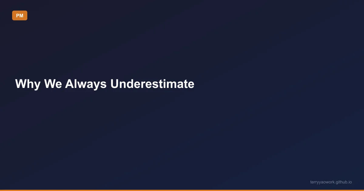 [soft-skills/ss03-01] 工時估算：為什麼工程師永遠低估，怎麼辦