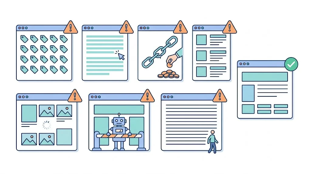 SEO Anti-patterns：七種讓優化工作白費的做法